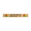 Horizontal Full Color Brass Signs 1" x 8"