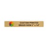 Horizontal Full Color Brass Signs 2" x 14"