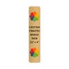 Vertical Full Color Brass Signs 20" x 4"