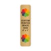 Vertical Full Color Brass Signs 4" x 1"