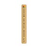 Vertical Full Color Brass Signs 8" x 1"