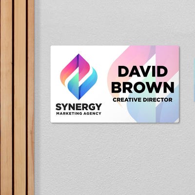 Horizontal Color Sign - alternate view
