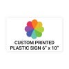 Color Sign Horizontal 6" x 10"