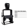 Custom Business Name 4 Line Form Stamp with Body