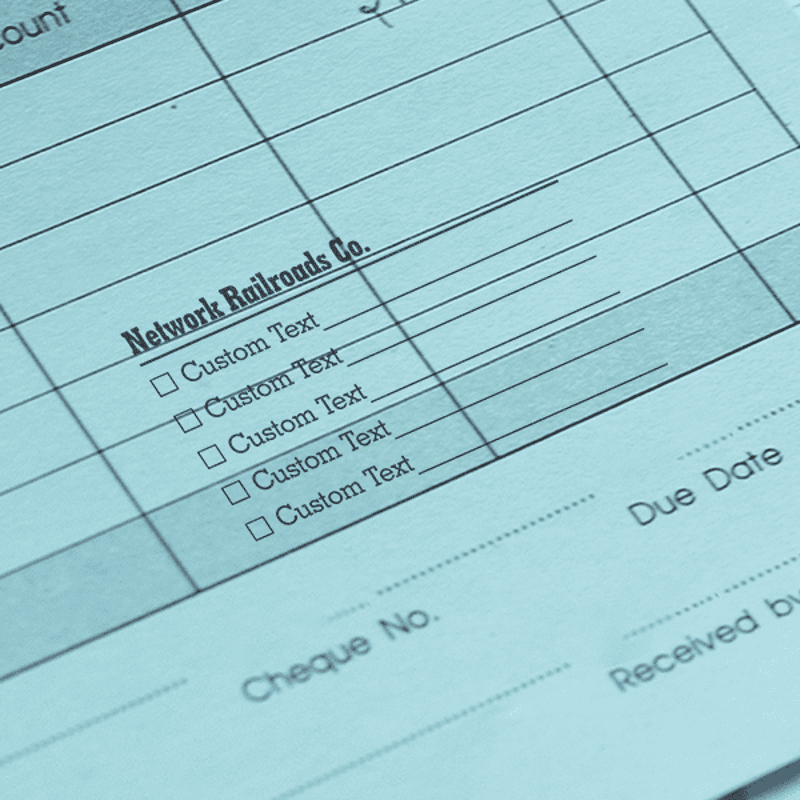 Custom Business Name With Boxes 4 Line Form Stamp Lifestyle