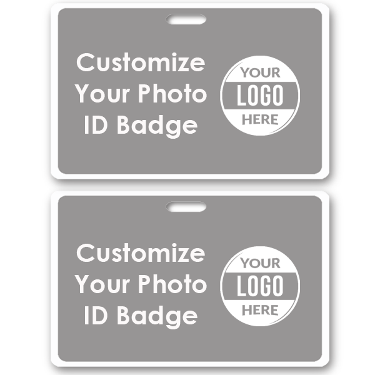 Horizontal Double Sided ID Card