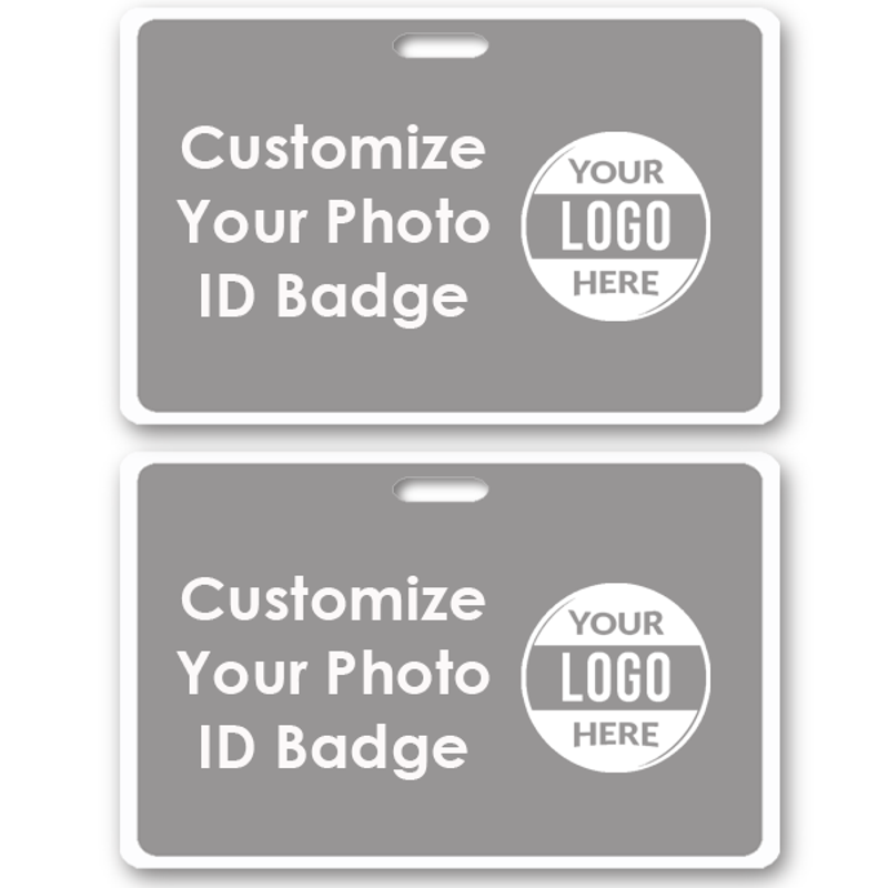 Horizontal Double Sided ID Card