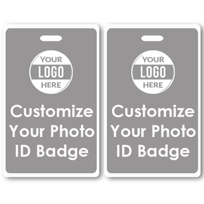 Vertical Double Sided ID Card