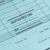 Custom Write in Deposited On Financial Stamp in Use