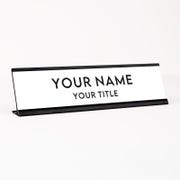 2" x 8" Custom Desk Name Plate