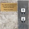 Engraved Brass Plate Giving A Notice For A Handicap Elevator