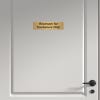 Custom Engraved Brass Plate Saying Restroom for Customers Only