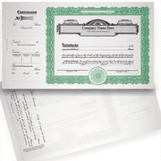 GOES 722 Standard Stock Certificates
