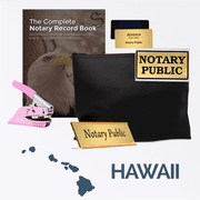 Hawaii Pink Deluxe Notary Kit
