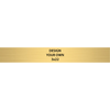 Horizontal Engraved Heavy Brass Signs 3" x 22"