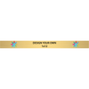 Horizontal Full Color Brass Signs 1" x 12"