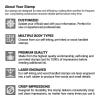 The quality and long-lasting nature of each stamp