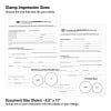 Stamp impression sizes.