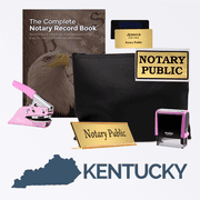 Kentucky Pink Deluxe Notary Kit