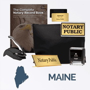 Maine Deluxe Notary Kit