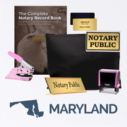 Maryland Pink Deluxe Notary Kit