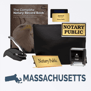 Massachusetts Deluxe Notary Kit
