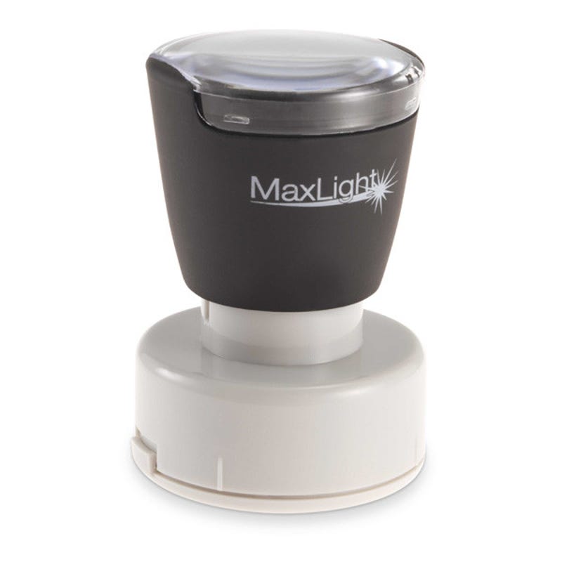 MaxLight Custom Pre-Inked Stamp - MAX-495Z - Black Ink