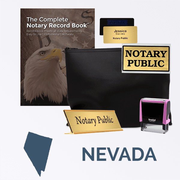 Nevada Pink Deluxe Notary Kit