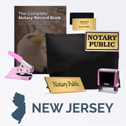 New Jersey Pink Deluxe Notary Kit