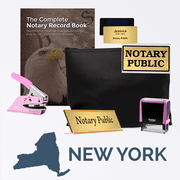 New York Pink Deluxe Notary Kit