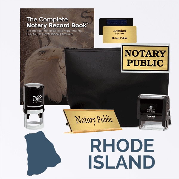 Rhode Island Deluxe Notary Kit