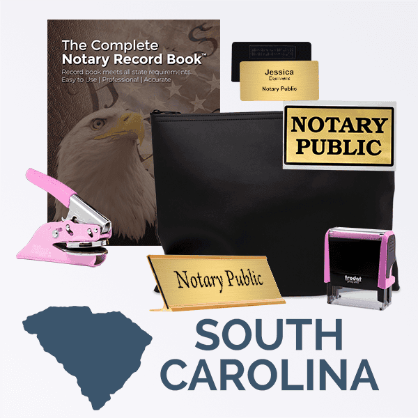 South Carolina Pink Deluxe Notary Kit