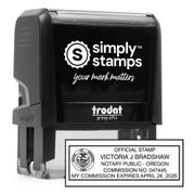 Oregon Rectangle Notary Seal