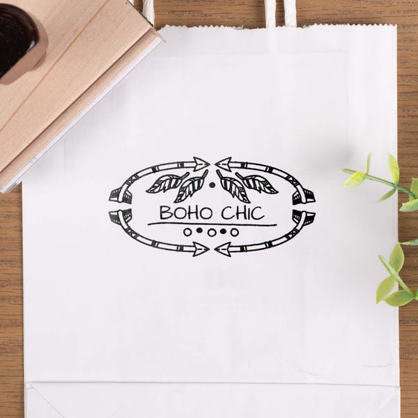 Traditional 1 1/2" x 3" Hand Stamp