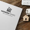 Realty Logo Stamp impression on 