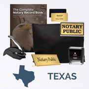 Texas Deluxe Notary Kit