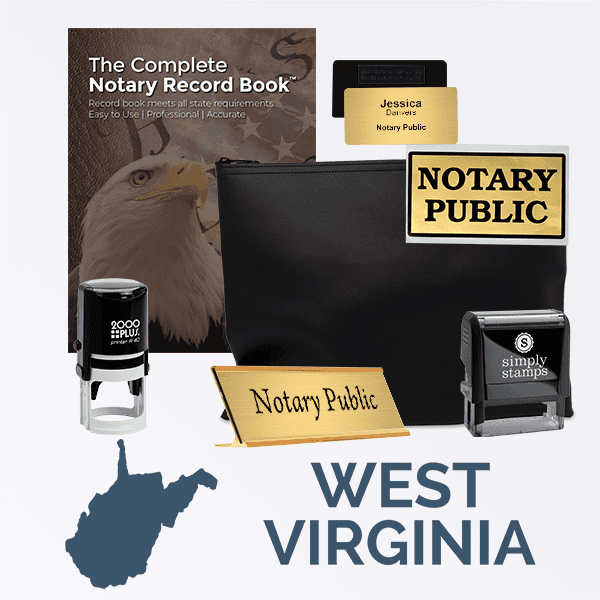 West Virginia Deluxe Notary Kit