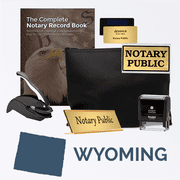 Wyoming Deluxe Notary Kit