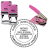 Virginia Round Pink Notary Seal