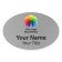 Custom Full Color 2" x 3" Oval Name Tag