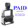 Trodat Professional Paid Date Stamp with Custom Text