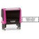 Idaho Pink Rectangle Notary Stamp