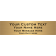 Custom Four Lines 2" x 8" Brass Plates
