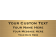 Custom Four Lines 3" x 10" Brass Plates