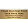 Custom Four Lines 4" x 12" Brass Plates