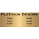 Custom 6 Names 3" x 12" Brass Plates