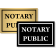 4" x 6" Notary Public Sign