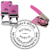 Alaska Round Pink Notary Seal