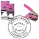 Connecticut Round Pink Notary Seal