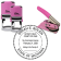 Michigan Round Pink Notary Seal